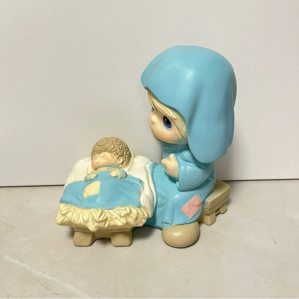 Nativity Precious Moments VTG 1999 Mary and Baby Jesus Large Figurine